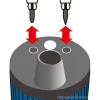 Affilatore per mine da 2 mm temperamine Mars 502
