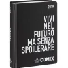 Agenda Comix 2018-2019. Diario 16 mesi mignon plus. Nero e bianco