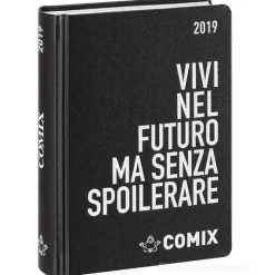 Agenda Comix 2018-2019. Diario 16 mesi mini. Nero e bianco