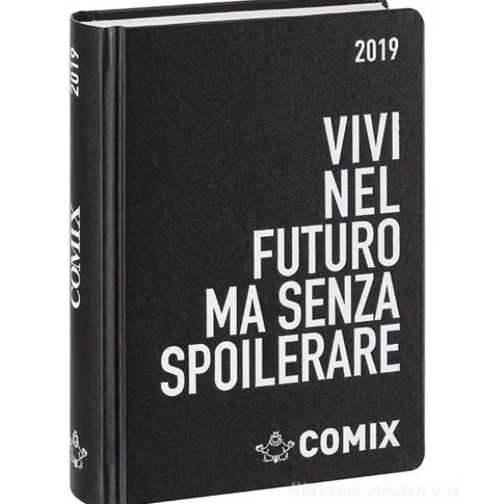Agenda Comix 2018-2019. Diario 16 mesi mini. Nero e bianco