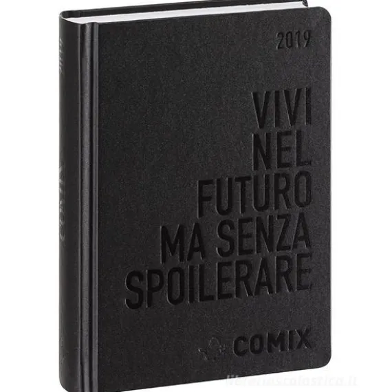 Agenda Comix 2018-2019. Diario 16 mesi mini. Nero