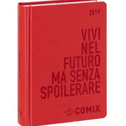 Agenda Comix 2018-2019. Diario 16 mesi mini. Rosso