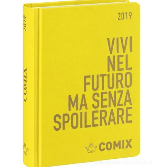 Agenda Comix 2018-2019. Diario 16 mesi mini. Giallo