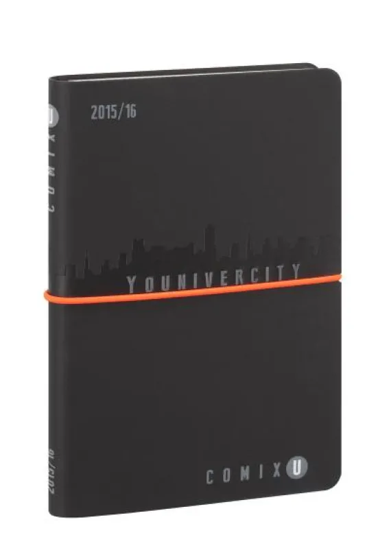 Agenda Comix Younivercity 2015/2016 nera arancio
