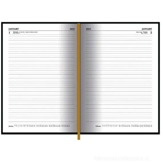 Agenda giornaliera 2025 Il Signore degli Anelli cm 14,5x21,5