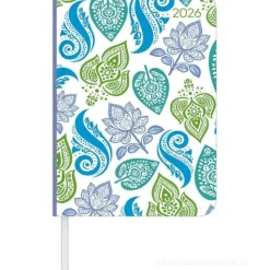 Agenda giornaliera 12 mesi 2026 Daily Journal Paisley cm 10,7x15,2