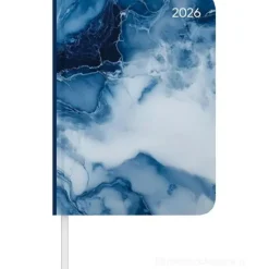Agenda giornaliera 12 mesi 2026 Daily Journal Marble cm 10,7x15,2