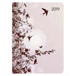 Agenda 2019 giornaliera 12 mesi Ladytimer Style Hummingbird Tree