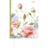 Agenda giornaliera 12 mesi 2026 Style Roses cm 15x21