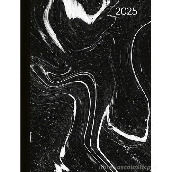 Agenda giornaliera 12 mesi 2025 Style Marble