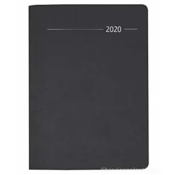 Agenda giornaliera 2020 Silk Line A5 Onyx