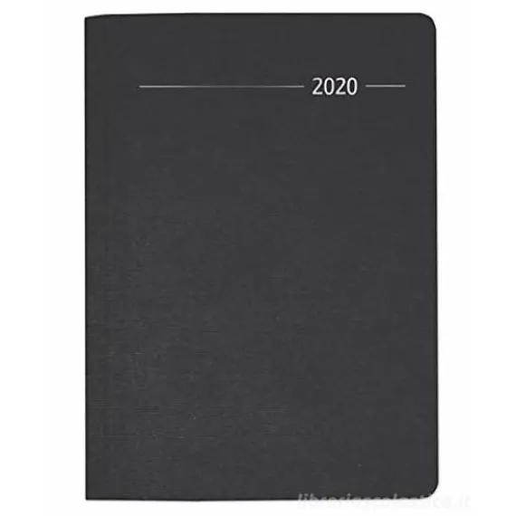 Agenda giornaliera 2020 Silk Line A5 Onyx