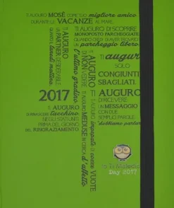 Agenda io ti maledico 12 mesi giornaliera 2017 verde