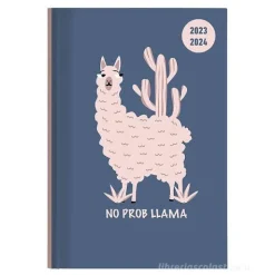 Agenda 12 mesi giornaliera 2023/2024 Collegetimer Llama cm 10x15