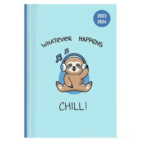 Agenda 12 mesi giornaliera 2023/2024 Collegetimer Chill cm 15x21