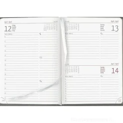 Agenda 12 mesi giornaliera 2024 352 pagine Sydney Silver cm 10,7x15,2