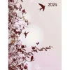 Agenda 12 mesi giornaliera 2024 Style Hummingbird Tree cm 10,7x15,2