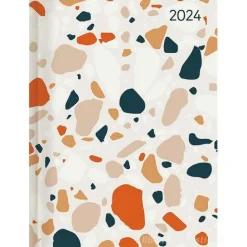 Agenda 12 mesi giornaliera 2024 Style Terrazzo cm 10,7x15,2