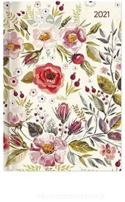 Agenda 12 mesi giornaliera 2021 Style grande Flower Field