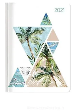 Agenda 12 mesi giornaliera 2021 Style Palm Tree