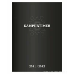 Agenda 17 mesi settimanale Campustimer 2022 Black A5