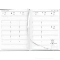 Agenda 17 mesi settimanale 2023/2024 Campustimer Black cm 15x21