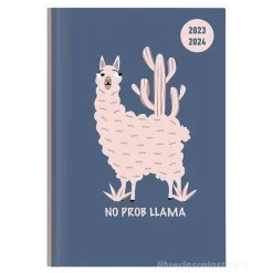Agenda 17 mesi settimanale 2023/2024 Collegetimer Llama cm 15x21