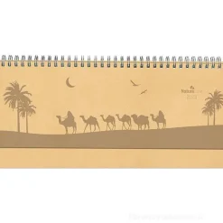 Agenda 12 mesi settimanale da tavolo 2023 Nature Line Sand