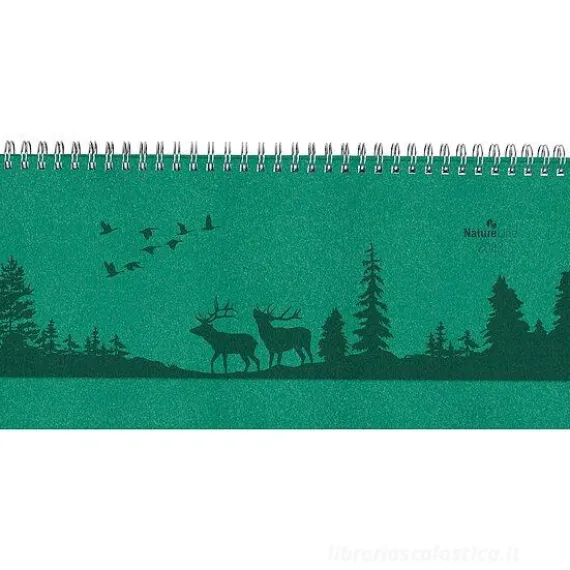 Agenda 12 mesi settimanale da tavolo 2023 Nature Line Forest