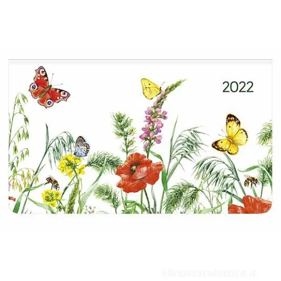 Agenda 12 mesi settimanale 2022 Ladytimer Pad Butterflies