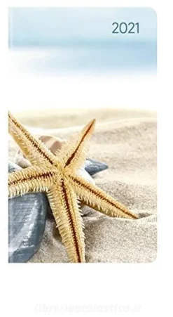 Agenda 12 mesi settimanale 2021 Ladytimer Slim Sea Star