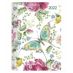 Agenda 12 mesi settimanale 2022 Ladytimer Butterfly