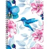 Agenda 12 mesi settimanale 2023 Ladytimer spiralata Hummingbird