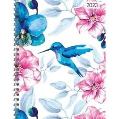 Agenda 12 mesi settimanale 2023 Ladytimer spiralata Hummingbird
