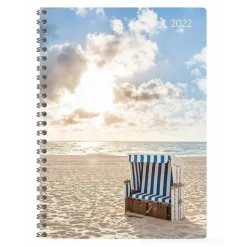 Agenda 12 mesi settimanale 2022 Ladytimer spiralata Beach