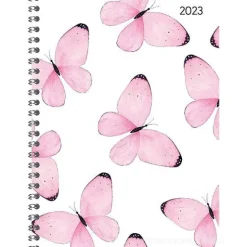 Agenda 12 mesi settimanale 2023 Ladytimer spiralata Butterflies