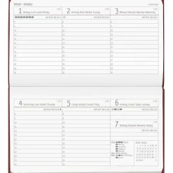 Agenda 12 mesi settimanale 2024 Ladytimer Pad Arabian Pattern cm 15,6x9