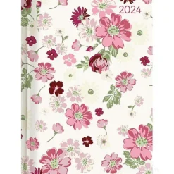 Agenda 12 mesi settimanale 2024 Ladytimer Flower Love cm 10,7x15,2