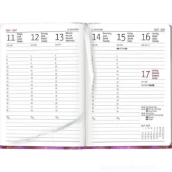 Agenda 12 mesi settimanale 2024 Ladytimer Lavender cm 10,7x15,2