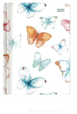 Agenda 12 mesi settimanale 2021 Ladytimer Grande Pastel Butterflies