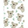 Agenda 12 mesi settimanale 2024 Ladytimer Mini Koala cm 8x11,5