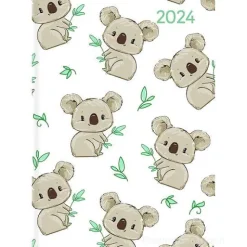 Agenda 12 mesi settimanale 2024 Ladytimer Mini Koala cm 8x11,5