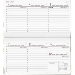Agenda 12 mesi settimanale 2024 Ladytimer Pad Terrazzo cm 15,6x9