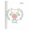 Agenda 12 mesi settimanale 2022 Ladytimer Lovely Owl