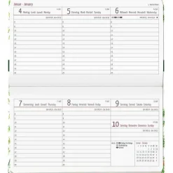 Agenda 12 mesi settimanale 2024 Ladytimer Pad Butterflies cm 15,6x9