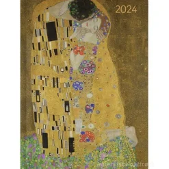 Agenda 12 mesi settimanale 2024 Ladytimer Klimt cm 10,7x15,2