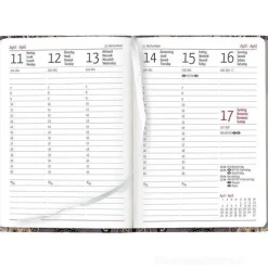 Agenda 12 mesi settimanale 2024 Ladytimer Paisley cm 10,7x15,2