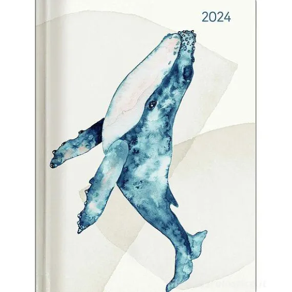Agenda 12 mesi settimanale 2024 Ladytimer Grande Aquarell cm 15x21
