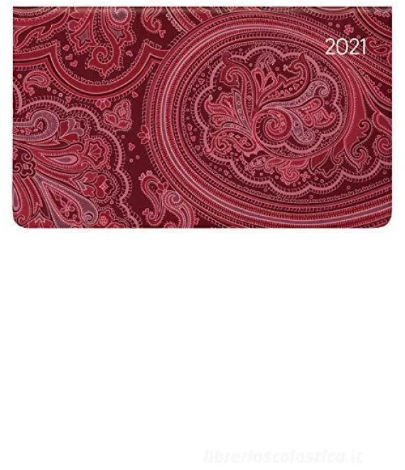 Agenda 12 mesi settimanale 2021 Ladytimer Pad Arabian Pattern