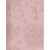 Agenda 12 mesi settimanale 2024 Ladytimer Deluxe Salmon cm 10,7x15,2